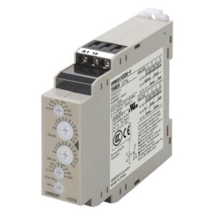 Omron H3DK-F 24-240VAC/DC 5A Çift Zamanlı 0.1sn-12 Saat Zaman Rölesi