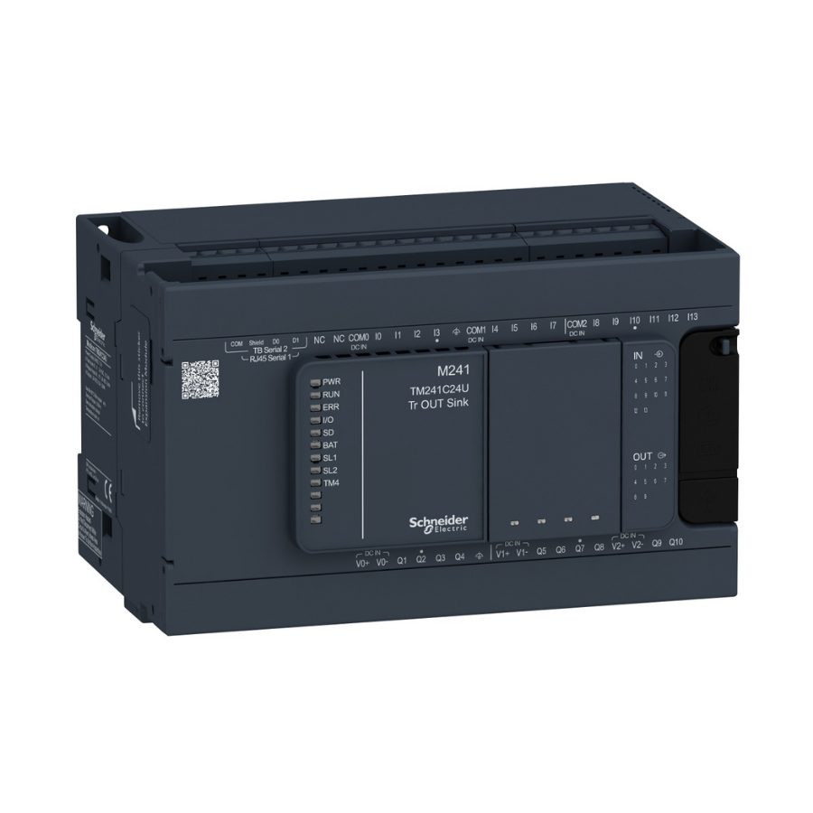 Schneider Electric TM241C24U 24 GÇ NPN Plc