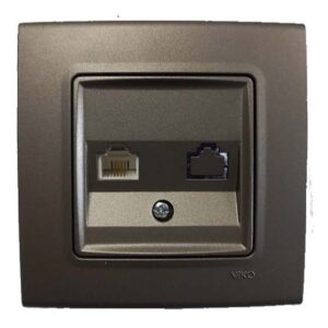 VİKO Lin Life ANTRASİT TEKLİ NÜMERİS CAT3 MEKANİZMA+KAP