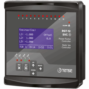 Tense RGT-12 SVC 12 Kademeli, Reaktif Güç Kontrol Rölesi