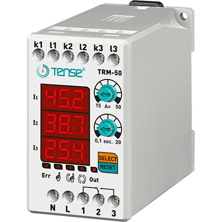 Tense TRM-50 3×3 Hane Led Display Ekranlı Dijital Termik Rölesi