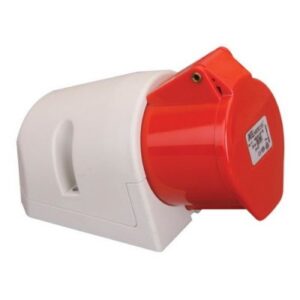 Mete Enerji 5x16a Ip44 Duvar Prizi Eğik Gövdeli Vidalı Bağlantı-406607v