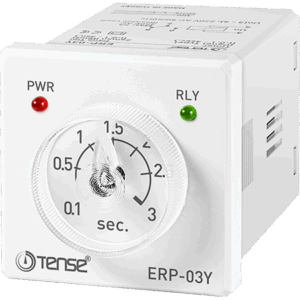 Tense ERP-03Y 0,1sn. – 3sn. (Ayarlanabilir) Pano Tipi Çekmede Gecikmeli Zaman Rölesi