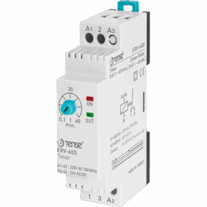 Tense ERV-60D 0,1dk. – 60dk. (Ayarlanabilir) Çekmede Gecikmeli Zaman Rölesi