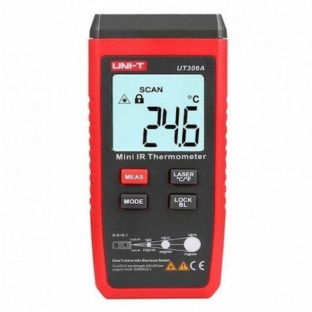 Unı-t UT-306A Mini İnfrared lazerli Termoemetre -35/+300° Derece
