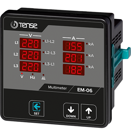 Tense EM-06 6×3 Hane LED Display Ekranlı Multimetre