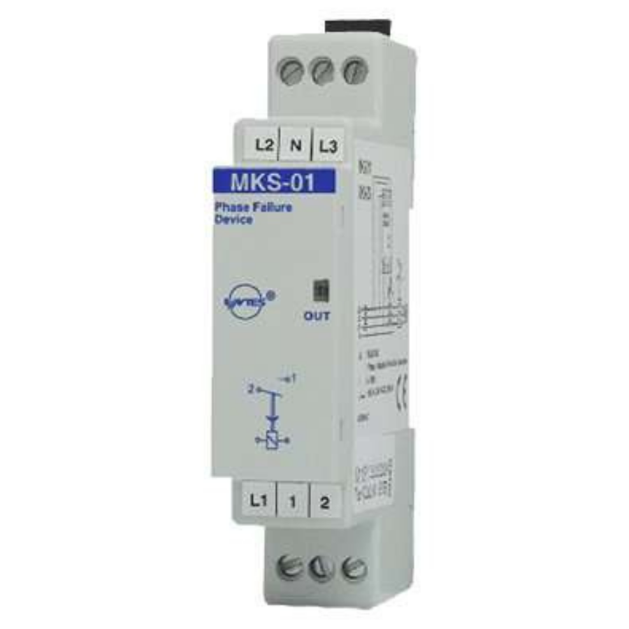 Entes MKS-01 M1131 Motor Faz Koruma Rölesi 220VAC