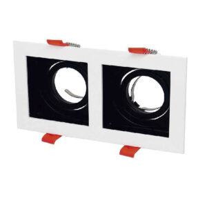 Cata CT-5227 Pars Kare Spot İkili Beyaz+Siyah