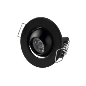 Cata 1,5W Power LED Ufo Spot Siyah Kasa (Beyaz Işık)