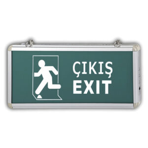 Cata Ct-9166 Exit Çıkış Armatürü Ledli 3 Saat Akülü