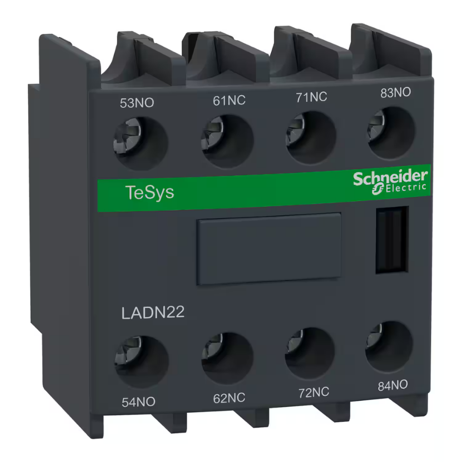 Schneider LADN22 Tesys D 2NO + 2NC Kontaktör Yardımcı Kontak