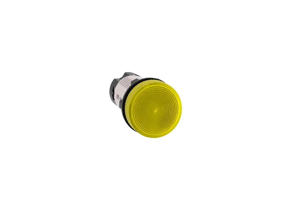 Schneider XB7EV65P yuvarlak pilot ışığı Ø 22 - sarı - BA 9s - <= 250 V - vida kelepç terminali