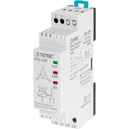 Tense FKV-03F Faz (Motor) Koruma Rölesi