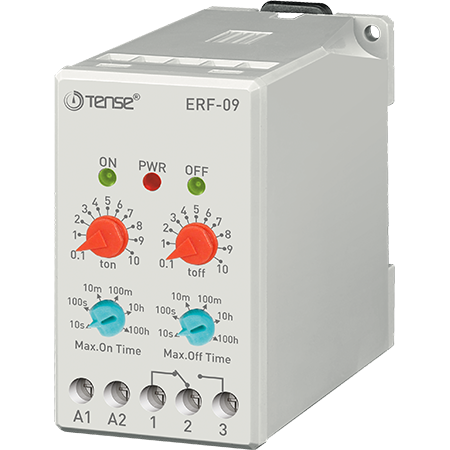 Tense ERF-09 1sn. – 100 saat (Ayarlanabilir) Çalışma/Bekleme Flaşör Rölesi
