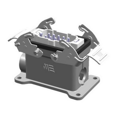 Mete Enerji 10x16a Duvar Fişi Çift Girişli Metal Mandallı-403029s