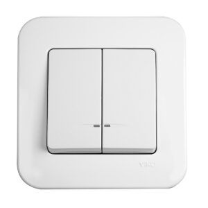 VİKO Linnera-Rollina Beyaz Işıklı Komütatör Mekanizma