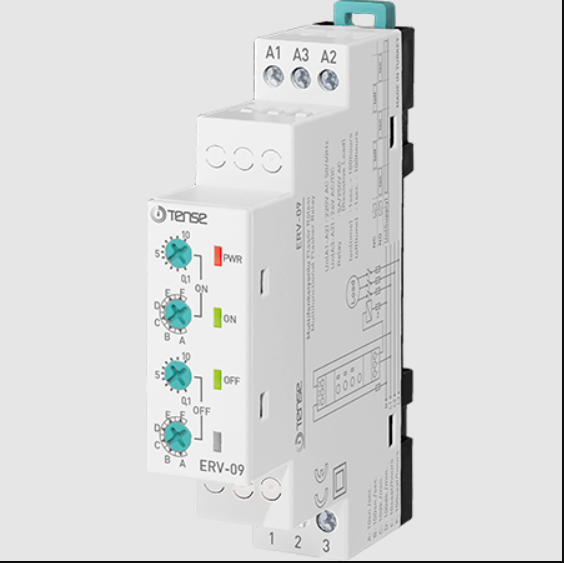 Tense ERV-09 1sn. – 100 saat (Ayarlanabilir) Çalışma/Bekleme Flaşör Rölesi