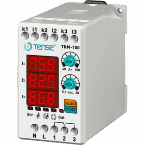 Tense TRM-100 3×3 Hane Led Display Ekranlı Dijital Termik Rölesi