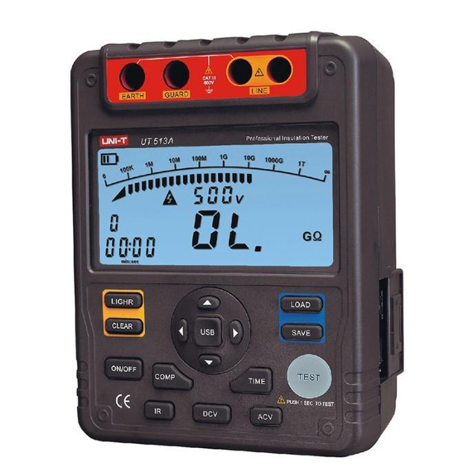 UNI-T UT 513C 5000V 1000G OHM İZOLASYON TEST CİHAZI