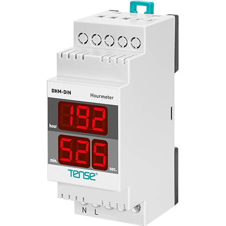 Tense DHM-DIN 2×3 Hane LED Display Ekranlı İş-Güç-Zaman Saati