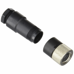 Telemecanique XZCC8FDM40S M8 4 Pinli Düz Konnektör