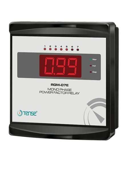 Tense RGM-07E 7 Kademe, LED Display Ekranlı Monofaze Reaktif Güç Kontrol Rölesi