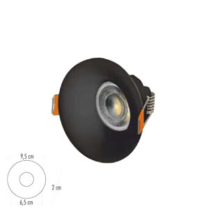 Cata Ct-5091 Modern Dekoratif Spot (Siyah)