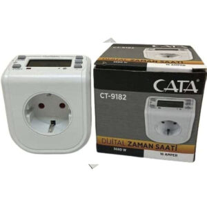 Cata CT-9182 Zaman Ayarlı Dijital Saatli Priz