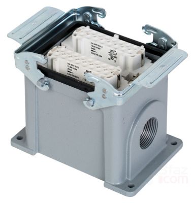 Mete Enerji 32x16a Duvar Prizi Çift Girişli Metal Mandallı-403083s