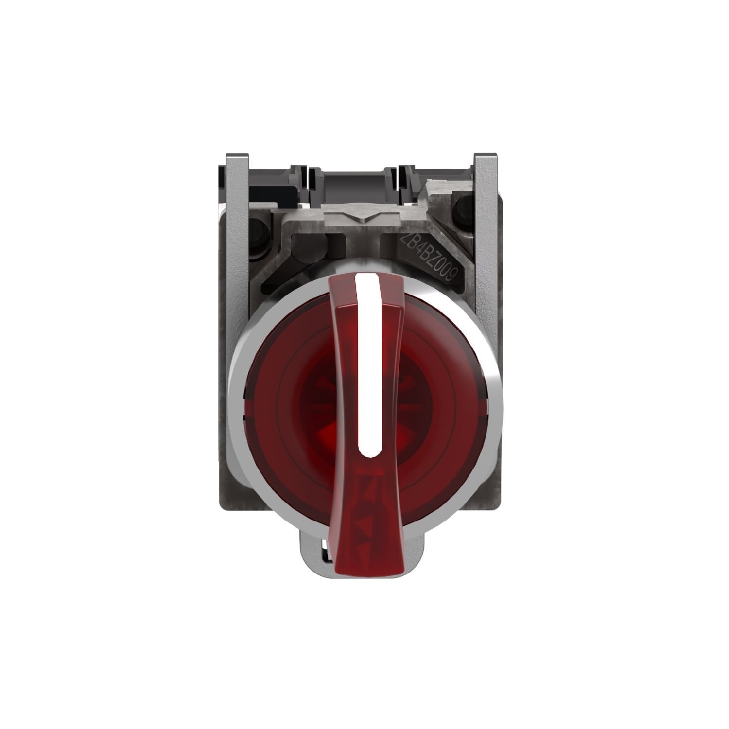 Schneider XB4BK134M5 Kırmızı Işıklı Mandal Buton Ø22 3 Konumlu Sabit 1NA+1NK 230V