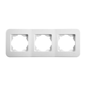 VİKO Rollina Beyaz Yatay Üçlü Çerçeve Yatay
