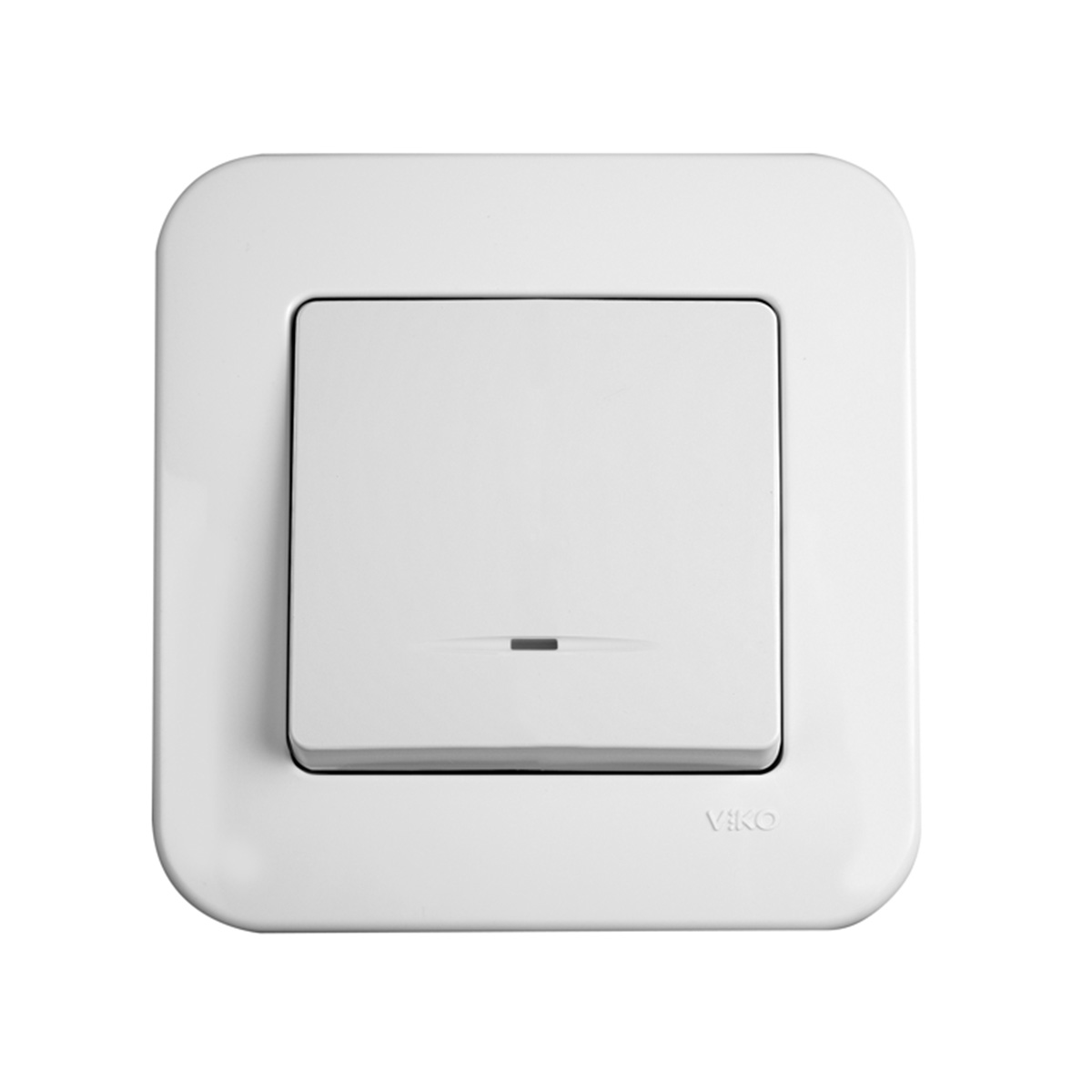 VİKO Linnera-Rollina Beyaz Işıklı Anahtar Mekanizma