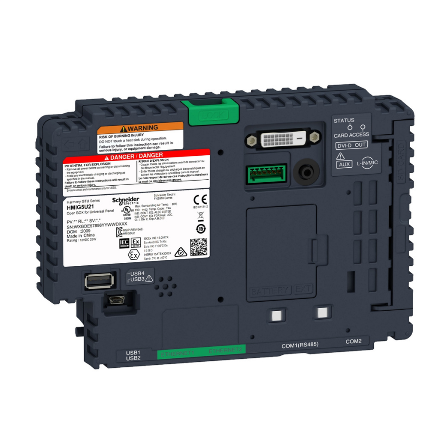 Schneider Electric HMIG5U21 HMI Windows 10 Universal Panel