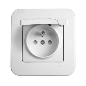 VİKO Linnera-Rollina Krem Kapaklı Ups Priz Mekanizma