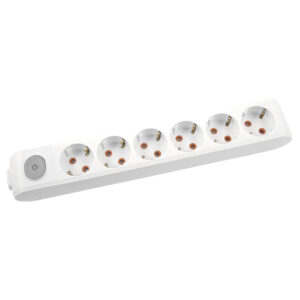 VİKO Multi-Let 6lı Topraklı ÇK Anahtarlı Klemensli Priz