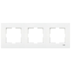 VİKO Karre 3lü Dikey Beyaz Çerçeve