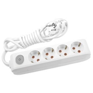 VİKO Multi-Let 4lü Topraklı Ç.K Anahtarlı 5mt Priz