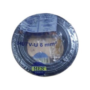 Hes Nya Kablo 6 mm² Siyah - ( H07v-U )