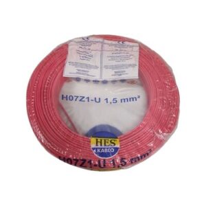 Hes Nya Kablo 1,5 Mm Kırmızı - (H07z1-U) Halojen Free