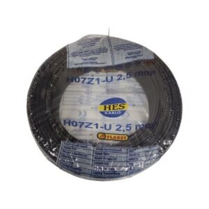 Hes Nya Kablo 2,5 Mm Siyah - (H07z1-U) Halojen Free