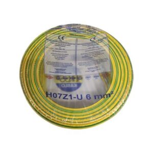 Hes Nya Kablo 6 Mm Sarıyeşil - (H07z1-U) Halojen Free