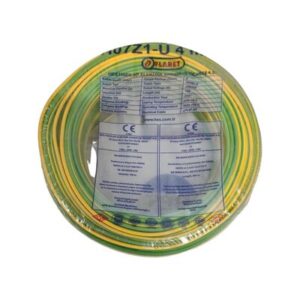 Hes Nya Kablo 4 Mm Sarıyeşil - (H07z1-U) Halojen Free
