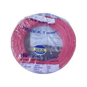 Hes Nyaf Kablo 1 mm² Kırmızı - ( H05v-K )