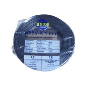 Hes Nyaf Kablo 1 mm² Siyah - ( H05v-K )