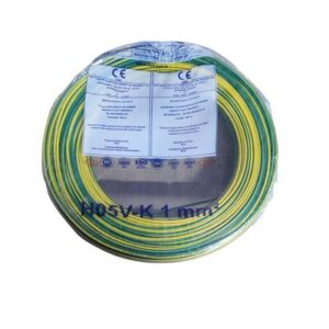 Hes Nyaf Kablo 1 mm² Sarıyeşil - ( H05v-K )