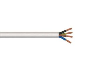 Hes 4x1 -5 mm² TTR Kablo Beyaz H05VV-F
