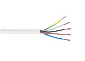 Hes 5x4 mm² TTR Kablo Beyaz H05VV-F 100lük
