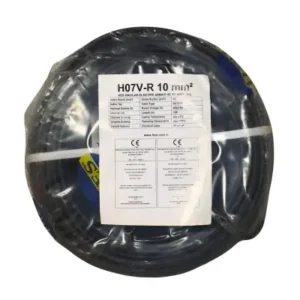 Hes Nya Siyah 10 mm² Kablo (H07V-R) | Elektrik Tesisatınız İçin