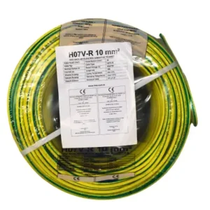 Hes Nya Kablo 10 mm² Sarıyeşil - ( H07v-R )