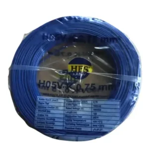 Hes Nyaf Kablo 0,75 mm² Mavi - ( H05v-K )